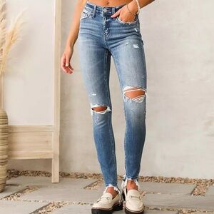 NWT Hudson Mid-Rise Skinny Stretch Jean // bridge by gly